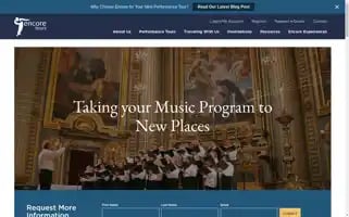 Encoretours.com Screenshot 2024-04-17 11:43:08