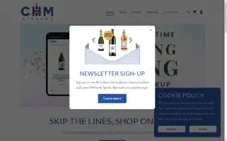 Chmliquors.com Screenshot 2024-05-15 17:24:35