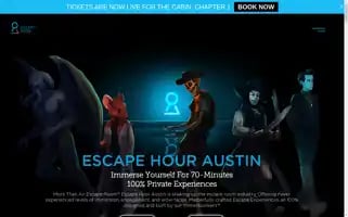 Escapehouraustin.com Screenshot 2024-05-09 14:45:21