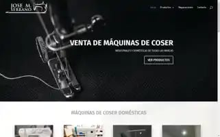 Maquinasdecoserjoseserrano.com Screenshot 2024-05-22 13:25:24