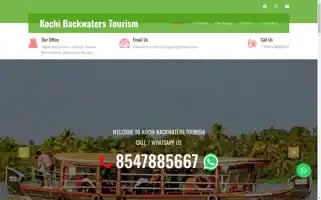Kochibackwaterstourism.com Screenshot 2024-04-15 21:44:40
