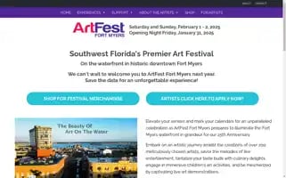 Artfestfortmyers.com Screenshot 2024-07-01 11:16:12