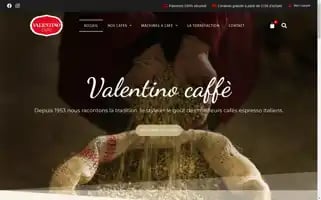 Caffevalentino.be Screenshot 2024-05-22 10:23:54