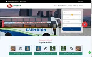 Laharisatravels.com Screenshot 2024-04-23 22:14:33