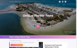 Uniquefloridatours.com Screenshot 2024-04-19 10:40:30