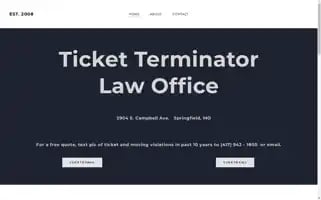 Trafficticketterminator.com Screenshot 2024-04-23 19:54:46