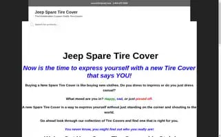 Jeepsparetirecover.com Screenshot 2024-07-09 17:13:29