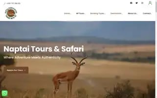 Naptaitoursafari.com Screenshot 2024-04-15 17:48:59