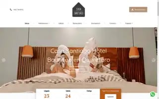 Casasantiagohotel.com Screenshot 2024-04-23 05:41:32