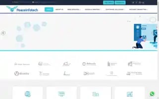 Peaceinfotech.com Screenshot 2024-06-15 11:56:09