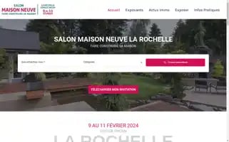 Salonmaisonneuvelarochelle.fr Screenshot 2024-05-22 10:51:14