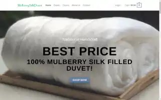 Mulberrysilkduvet.com Screenshot 2024-05-19 06:11:18