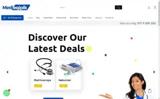 Mediequiplk.com Screenshot 2024-05-27 12:50:26