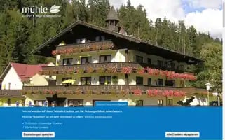 Wanderhotel-muehle.de Screenshot 2024-04-22 11:25:28