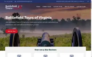 Battlefieldtoursofvirginia.com Screenshot 2024-04-26 19:54:45