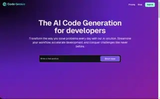 Code-genius.dev Screenshot 2024-06-18 16:58:33