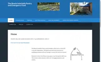 Bowiefoodpantry.org Screenshot 2024-06-30 09:54:47