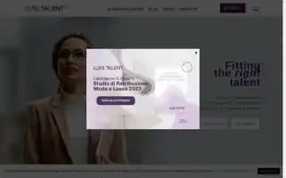 Luxetalent.it Screenshot 2024-07-04 16:02:31