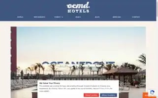 Ocmdhotels.com Screenshot 2024-04-16 11:56:58
