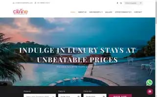 Citrinehotels.com Screenshot 2024-04-19 09:41:12