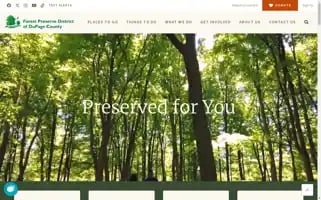 Dupageforest.org Screenshot 2024-07-09 18:18:45