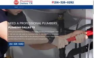 Plumbingdallas-tx.com Screenshot 2024-05-16 13:04:37