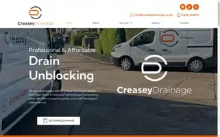 Creaseydrainage.co.uk Screenshot 2024-07-09 17:14:44