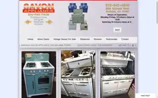Savonappliance.com Screenshot 2024-05-13 20:03:43