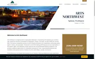 Artsnw.org Screenshot 2024-07-07 06:33:16