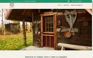 Trapperjohnscabins.com Screenshot 2024-06-29 14:14:29