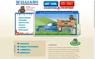 Williamsairconditioningandheating.com Screenshot 2024-05-17 00:02:33