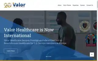 Valorhealthcare.com Screenshot 2024-07-02 10:13:14