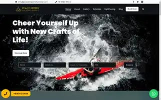 Peacekeepernaturestay.com Screenshot 2024-05-21 16:45:58