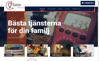 Saneelektro.se Screenshot 2024-06-16 14:07:24