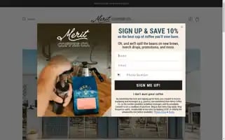 Meritcoffee.com Screenshot 2024-05-04 21:42:30
