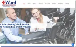 Wardmedicalservices.com Screenshot 2024-05-16 23:34:13