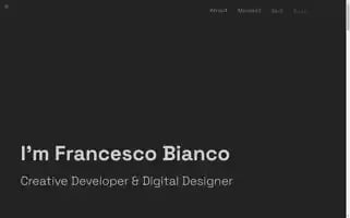 Francescobianco.it Screenshot 2024-07-04 22:39:34