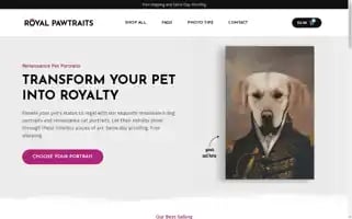 Royalpawtrait.com Screenshot 2024-07-06 06:14:34