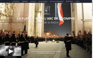 Laflammesouslarcdetriomphe.org Screenshot 2024-06-30 13:51:19