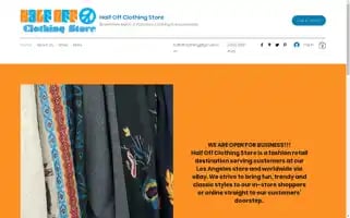 Halfoffclothingstore.com Screenshot 2024-05-16 00:50:44