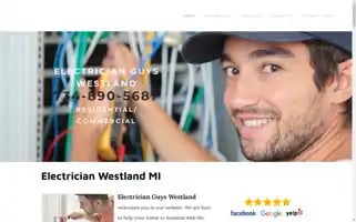 Electricianproswestland.com Screenshot 2024-06-13 13:59:06