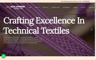 Maxsupremetextiles.com Screenshot 2024-07-07 18:45:43