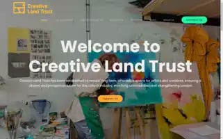 Creativelandtrust.org Screenshot 2024-07-08 13:31:00