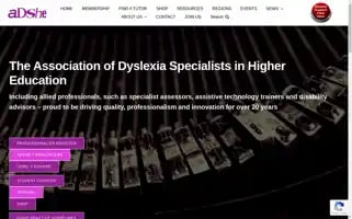 Adshe.org.uk Screenshot 2024-07-07 10:19:47