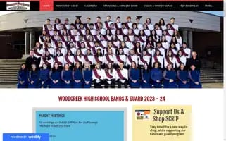 Woodcreekhighschoolband.com Screenshot 2024-05-17 00:13:25