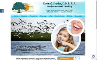 Kevinsnyderdds.com Screenshot 2024-05-16 04:21:48
