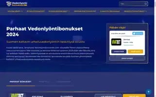 Vedonlyontibonukset.com Screenshot 2024-07-09 16:54:36