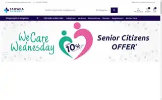 Tawahapharmacy.com Screenshot 2024-05-24 04:49:00