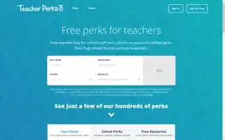 Teacherperks.co.uk Screenshot 2024-05-14 05:29:37