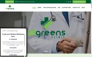 Allgreensclinic.org Screenshot 2024-05-15 11:02:49
